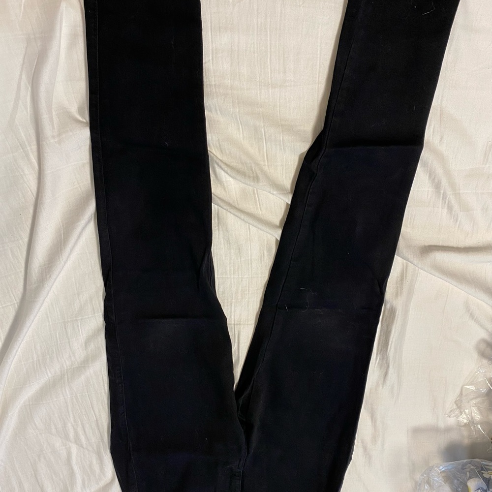 Fashion Nova High Waist Skinny Jeans-Black-Size 15